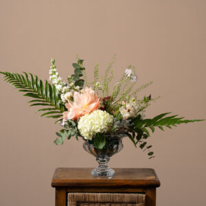Copa floral de cristal
